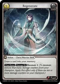 Regenerate - Mortal Ambition Starter Decks - Grand Archive TCG card