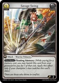 Savage Swing - Mortal Ambition Starter Decks - Grand Archive TCG card