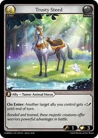 Trusty Steed - Mortal Ambition Starter Decks - Grand Archive TCG card