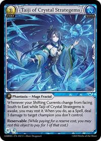 Taiji of Crystal Strategems - Mortal Ambition Starter Decks - Grand Archive TCG card
