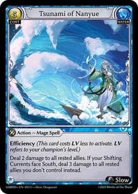 Tsunami of Nanyue - Mortal Ambition Starter Decks - Grand Archive TCG card