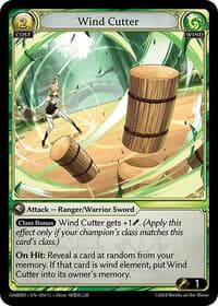 Wind Cutter - Mortal Ambition Starter Decks - Grand Archive TCG card