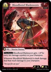 Bloodbond Bladesworn - Mortal Ambition Starter Decks - Grand Archive TCG card