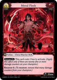 Mend Flesh - Mortal Ambition Starter Decks - Grand Archive TCG card