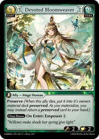 Devoted Bloomweaver - Mortal Ambition Starter Decks - Grand Archive TCG card