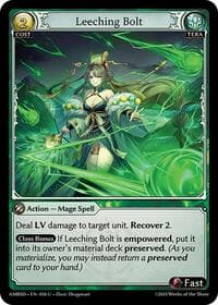 Leeching Bolt - Mortal Ambition Starter Decks - Grand Archive TCG card