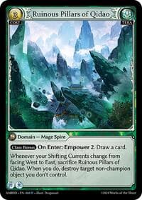 Ruinous Pillars of Qidao - Mortal Ambition Starter Decks - Grand Archive TCG card