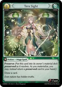 Tera Sight - Mortal Ambition Starter Decks - Grand Archive TCG card