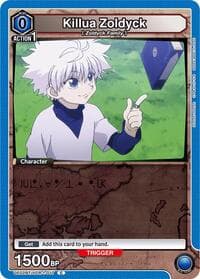 Killua Zoldyck (017) (Box Topper Foil) - UE02BT: HUNTER X HUNTER - Union Arena card