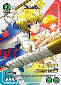 Kurapika (Release Event Winner) - UE02BT: HUNTER X HUNTER Release Event Cards - Union Arena card