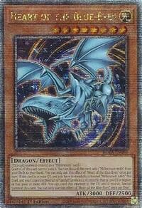 Heart of the Blue-Eyes (Quarter Century Secret Rare) - Rage of the Abyss - YuGiOh card
