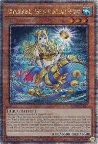 Abyssrhine, the Atlantean Spirit (Quarter Century Secret Rare) - Rage of the Abyss - YuGiOh card