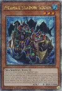Mermail Shadow Squad (Quarter Century Secret Rare) - Rage of the Abyss - YuGiOh card