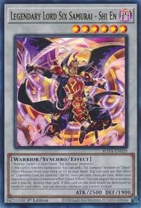 Legendary Lord Six Samurai - Shi En - Rage of the Abyss - YuGiOh card