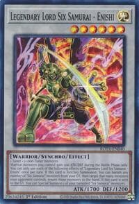 Legendary Lord Six Samurai - Enishi - Rage of the Abyss - YuGiOh card