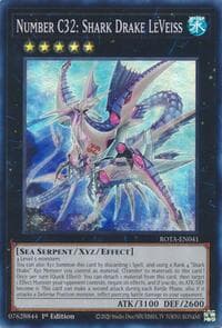 Number C32: Shark Drake LeVeiss - Rage of the Abyss - YuGiOh card