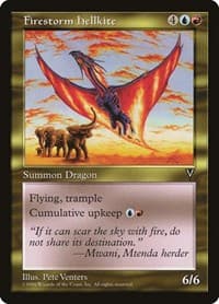 Firestorm Hellkite - Visions - Magic: The Gathering card
