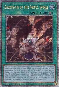 Deception of the Sinful Spoils (Quarter Century Secret Rare) - Rage of the Abyss - YuGiOh card