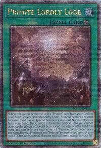 Primite Lordly Lode (Quarter Century Secret Rare) - Rage of the Abyss - YuGiOh card