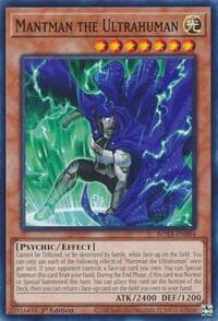 Mantman the Ultrahuman - Rage of the Abyss - YuGiOh card