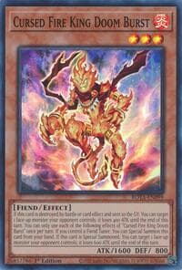 Cursed Fire King Doom Burst - Rage of the Abyss - YuGiOh card
