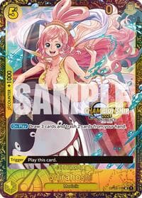Shirahoshi (October Championship 2024 Online Regional) - One Piece Promotion Cards - One Piece Card Game card