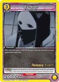 As Nodt (003) - UE01BT: BLEACH: Thousand-Year Blood War Release Event Cards - Union Arena card
