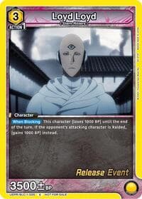 Loyd Loyd - UE01BT: BLEACH: Thousand-Year Blood War Release Event Cards - Union Arena card