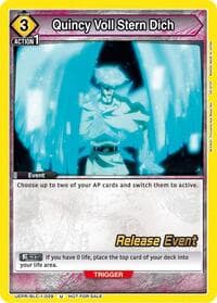 Quincy Voll Stern Dich - UE01BT: BLEACH: Thousand-Year Blood War Release Event Cards - Union Arena card
