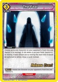 The Fear - UE01BT: BLEACH: Thousand-Year Blood War Release Event Cards - Union Arena card
