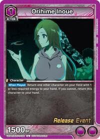Orihime Inoue - UE01BT: BLEACH: Thousand-Year Blood War Release Event Cards - Union Arena card