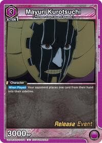 Mayuri Kurotsuchi - UE01BT: BLEACH: Thousand-Year Blood War Release Event Cards - Union Arena card