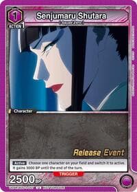 Senjumaru Shutara - UE01BT: BLEACH: Thousand-Year Blood War Release Event Cards - Union Arena card
