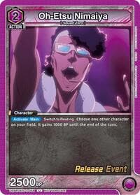 Oh-Etsu Nimaiya - UE01BT: BLEACH: Thousand-Year Blood War Release Event Cards - Union Arena card