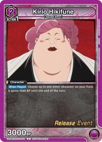 Kirio Hikifune - UE01BT: BLEACH: Thousand-Year Blood War Release Event Cards - Union Arena card