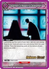 Department of Research & Development - UE01BT: BLEACH: Thousand-Year Blood War Release Event Cards - Union Arena card