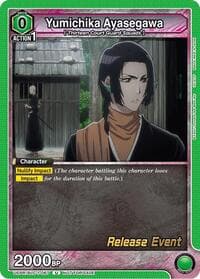 Yumichika Ayasegawa - UE01BT: BLEACH: Thousand-Year Blood War Release Event Cards - Union Arena card