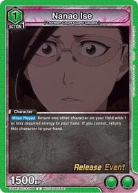 Nanao Ise - UE01BT: BLEACH: Thousand-Year Blood War Release Event Cards - Union Arena card