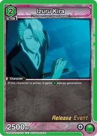Izuru Kira - UE01BT: BLEACH: Thousand-Year Blood War Release Event Cards - Union Arena card