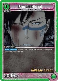 Shuhei Hisagi - UE01BT: BLEACH: Thousand-Year Blood War Release Event Cards - Union Arena card
