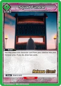 Squad Funeral - UE01BT: BLEACH: Thousand-Year Blood War Release Event Cards - Union Arena card