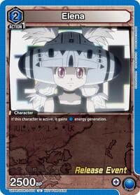Elena - UE02BT: HUNTER X HUNTER Release Event Cards - Union Arena card