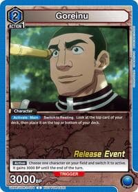 Goreinu - UE02BT: HUNTER X HUNTER Release Event Cards - Union Arena card