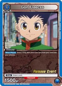 Gon Freecss (005) - UE02BT: HUNTER X HUNTER Release Event Cards - Union Arena card