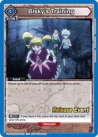 Bisky's Training - UE02BT: HUNTER X HUNTER Release Event Cards - Union Arena card