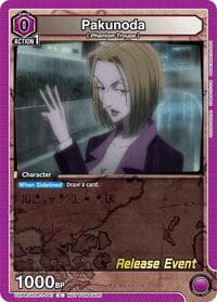 Pakunoda - UE02BT: HUNTER X HUNTER Release Event Cards - Union Arena card