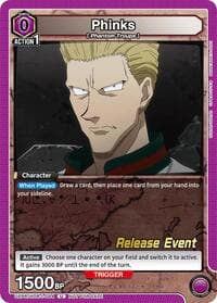 Phinks - UE02BT: HUNTER X HUNTER Release Event Cards - Union Arena card