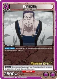 Franklin - UE02BT: HUNTER X HUNTER Release Event Cards - Union Arena card