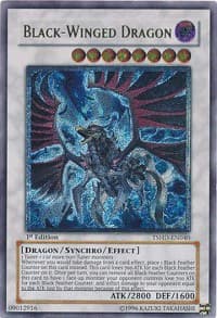 Black-Winged Dragon (UTR) - The Shining Darkness - YuGiOh card