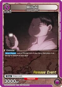 Milluki - UE02BT: HUNTER X HUNTER Release Event Cards - Union Arena card